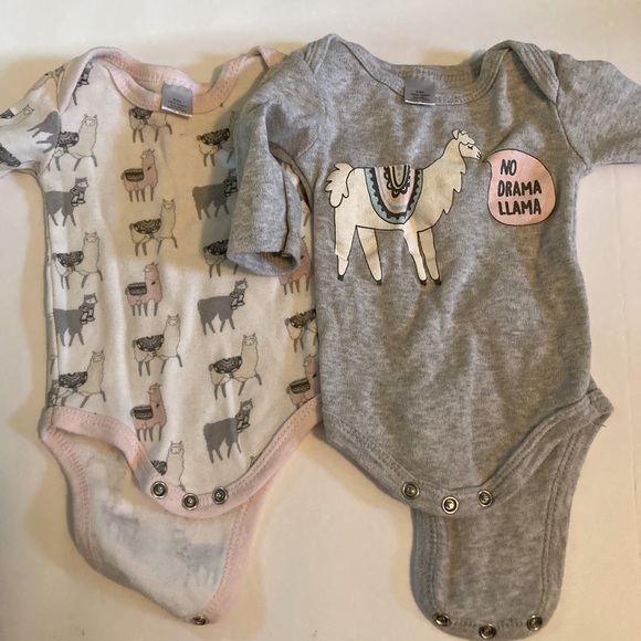 Llama long sleeve onesies - Picture 1 of 1
